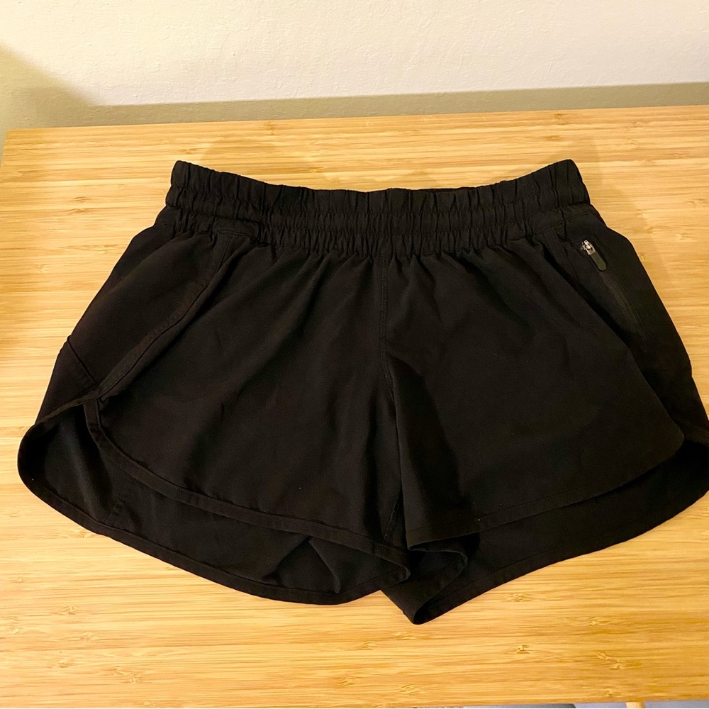 Black Lululemon Shorts 4” Lined